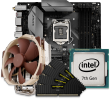 Quiet PC Intel 7th Gen CPU and micro-ATX Motherboard Bundle